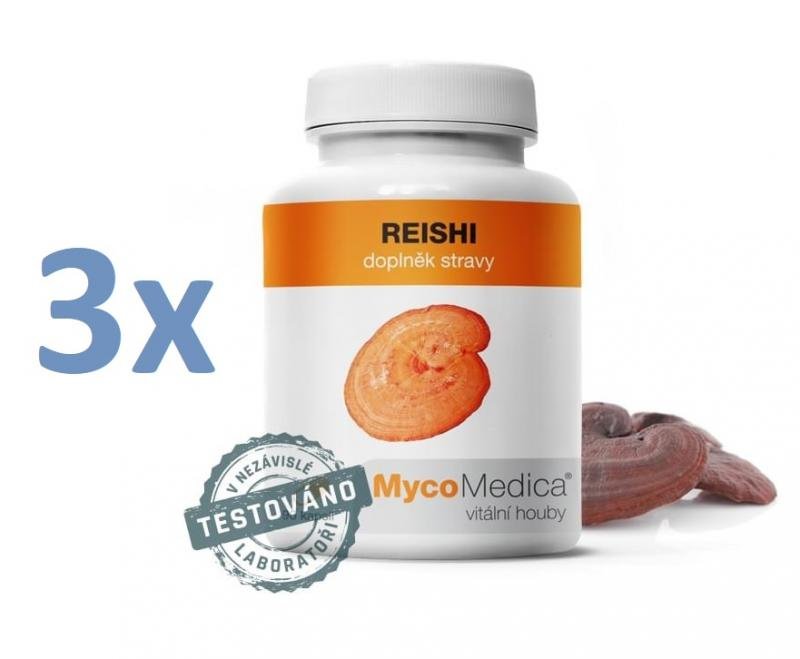 MycoMedica Reishi 3 x 90 kapslí